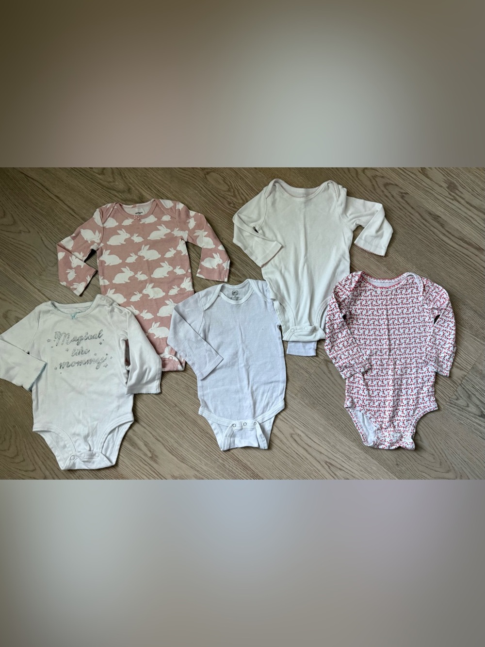 Baby Girl Long-Sleeve Onesie Bundle